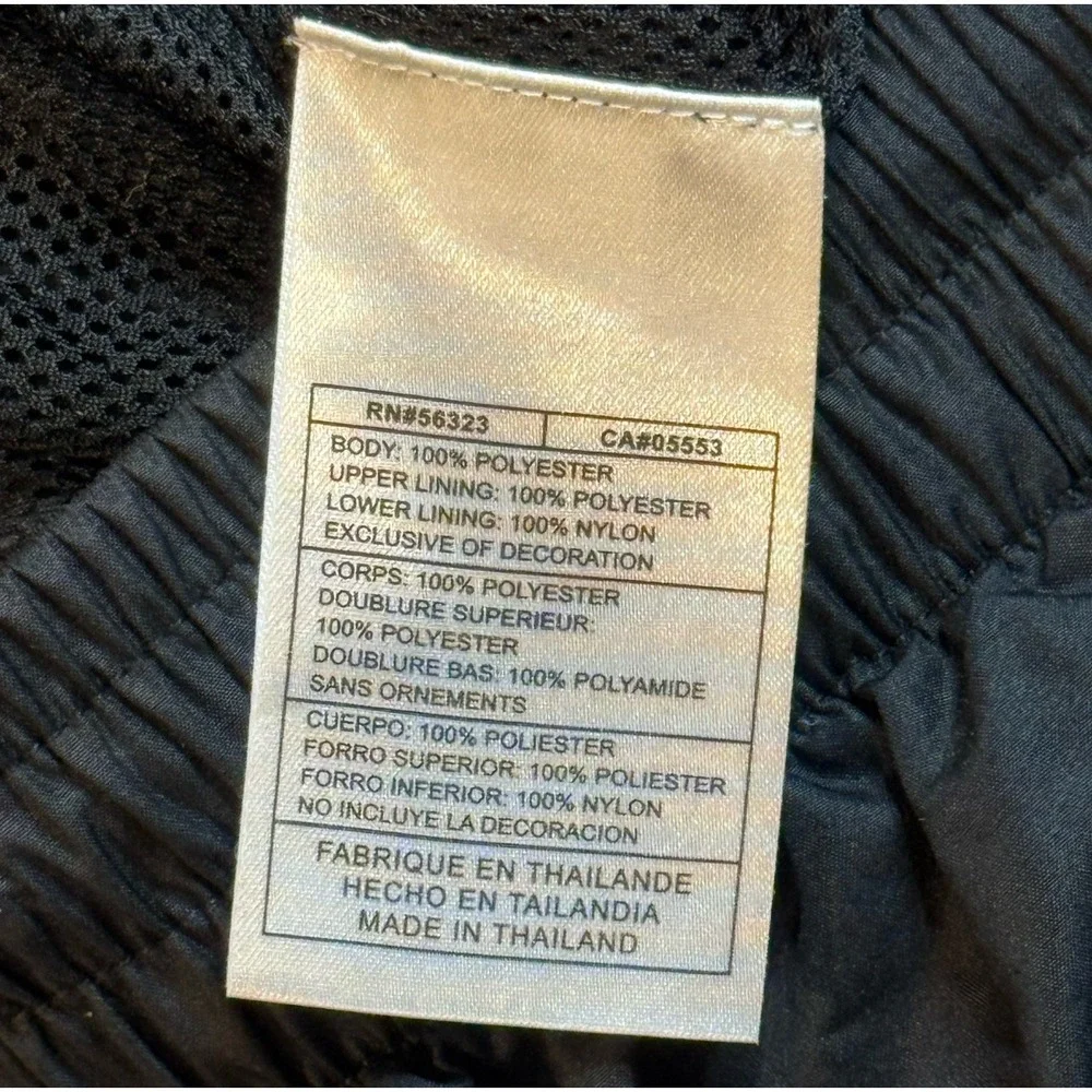 Vintage Y2K Nike Black Striped Baggy Skate Packable Track Pants Sweatpants Men M - Picture 6 of 12